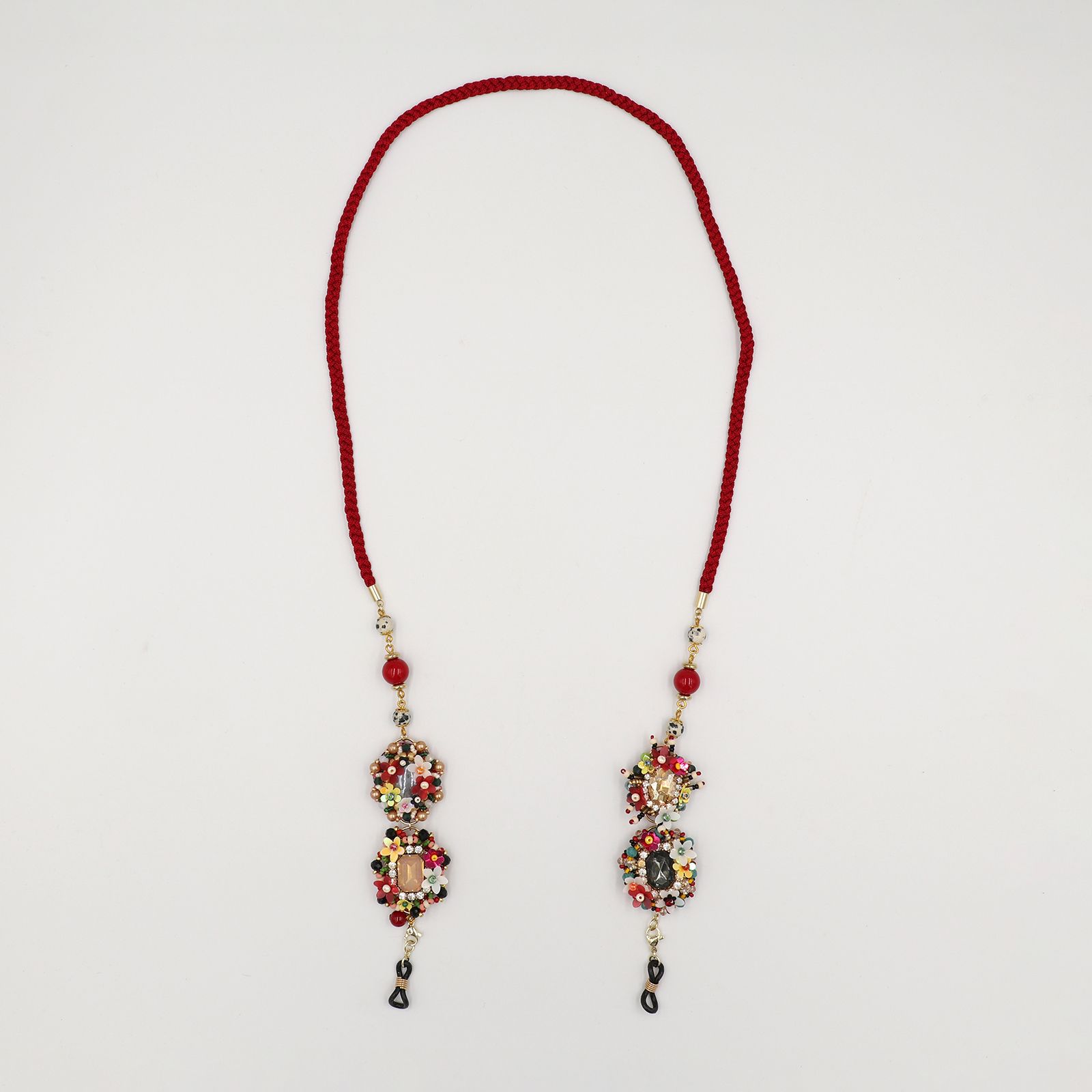 「tresor BIJOUX FLEUR」グラスチェーン/ネックレス