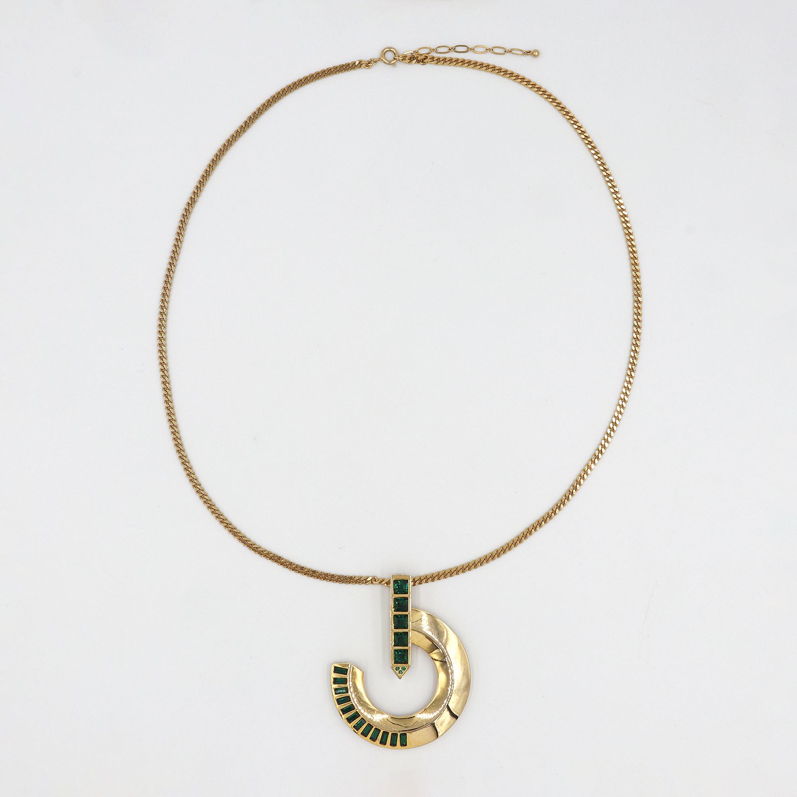 「エメラルドアーチ」ネックレス フランス C'EST BIEN