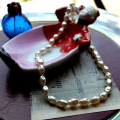 「70s グラスパールビーズ」ネックレス フランス