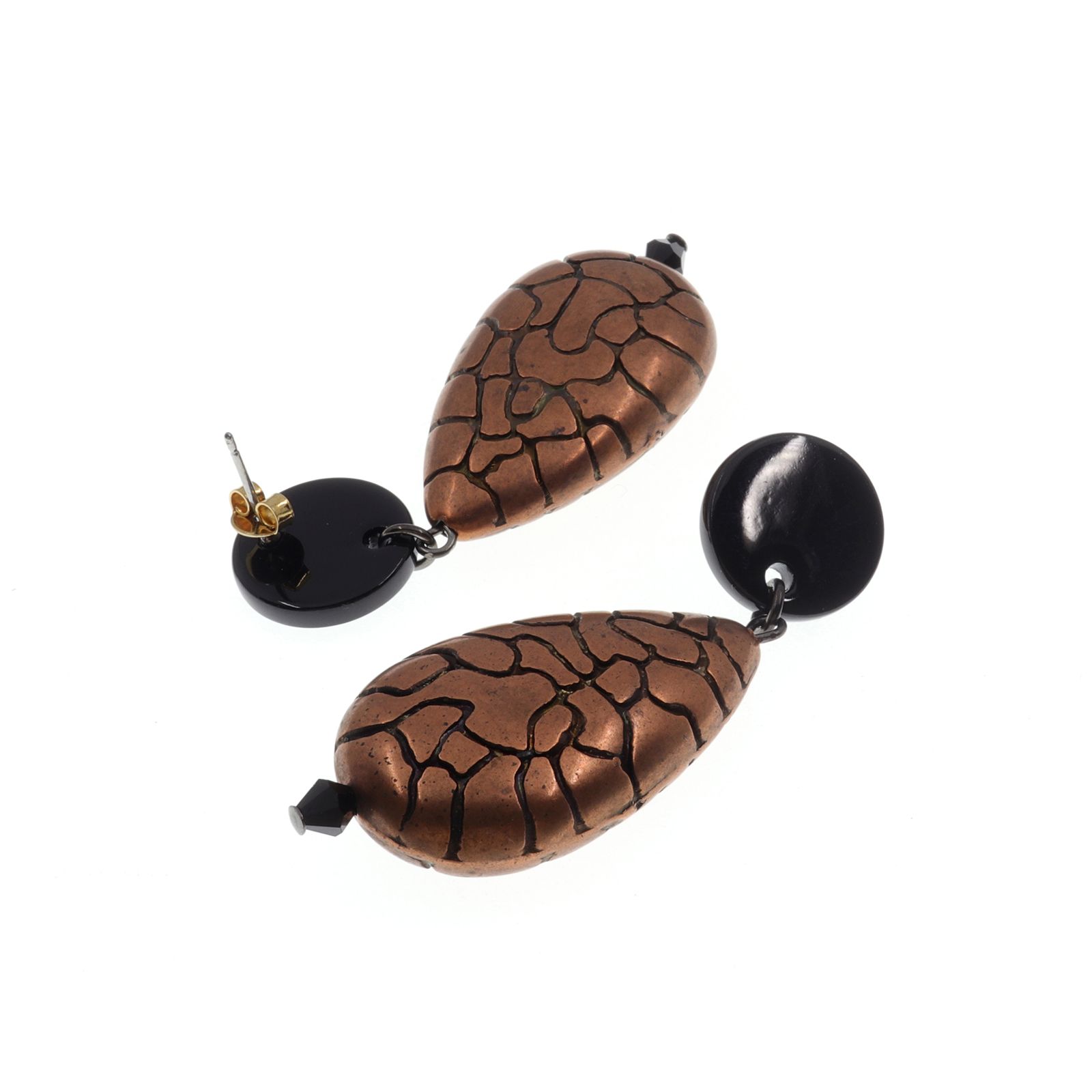 「クラックドカッパードロップ」ピアス フランス