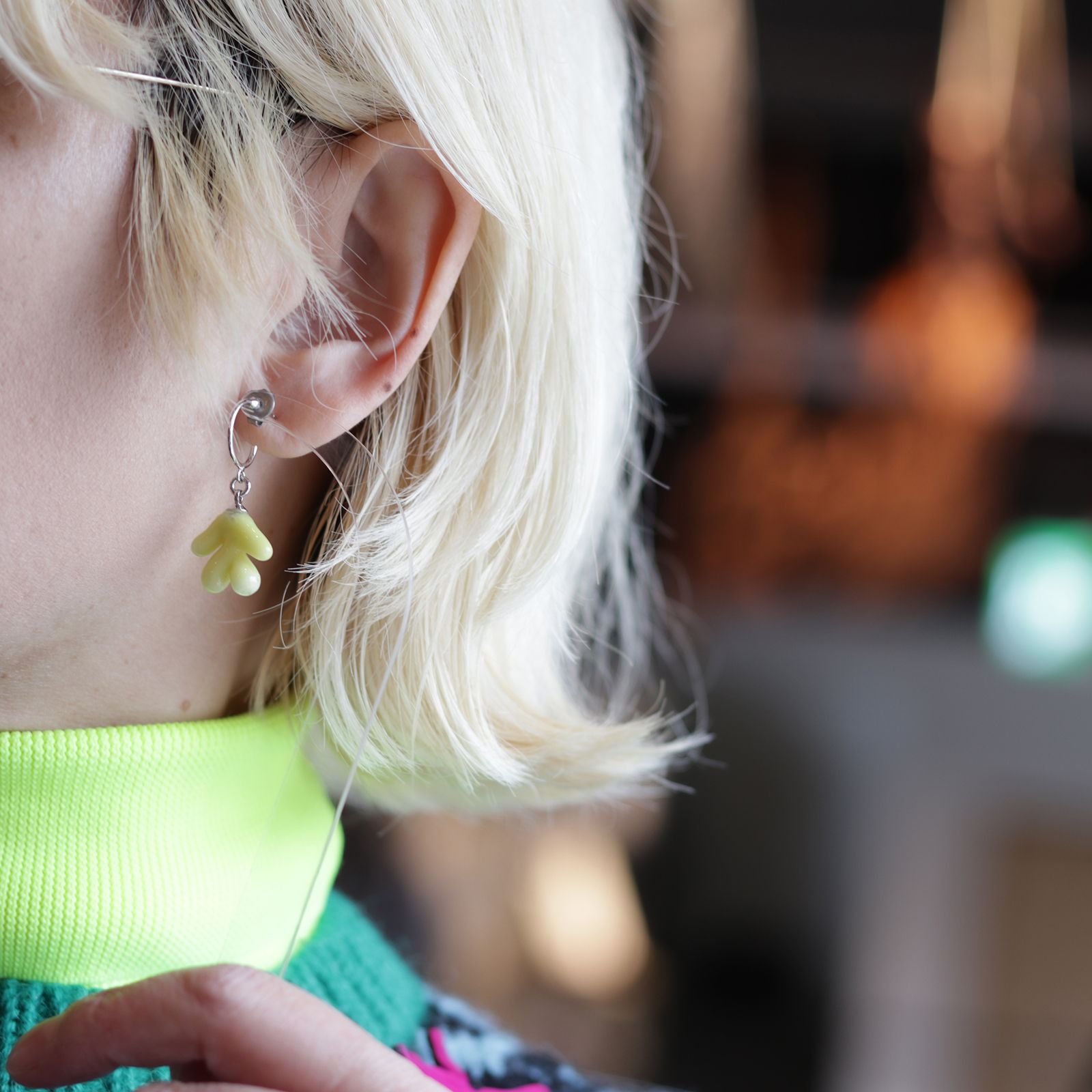「Matisse Pierce mini」ピアス（片耳） イエロー