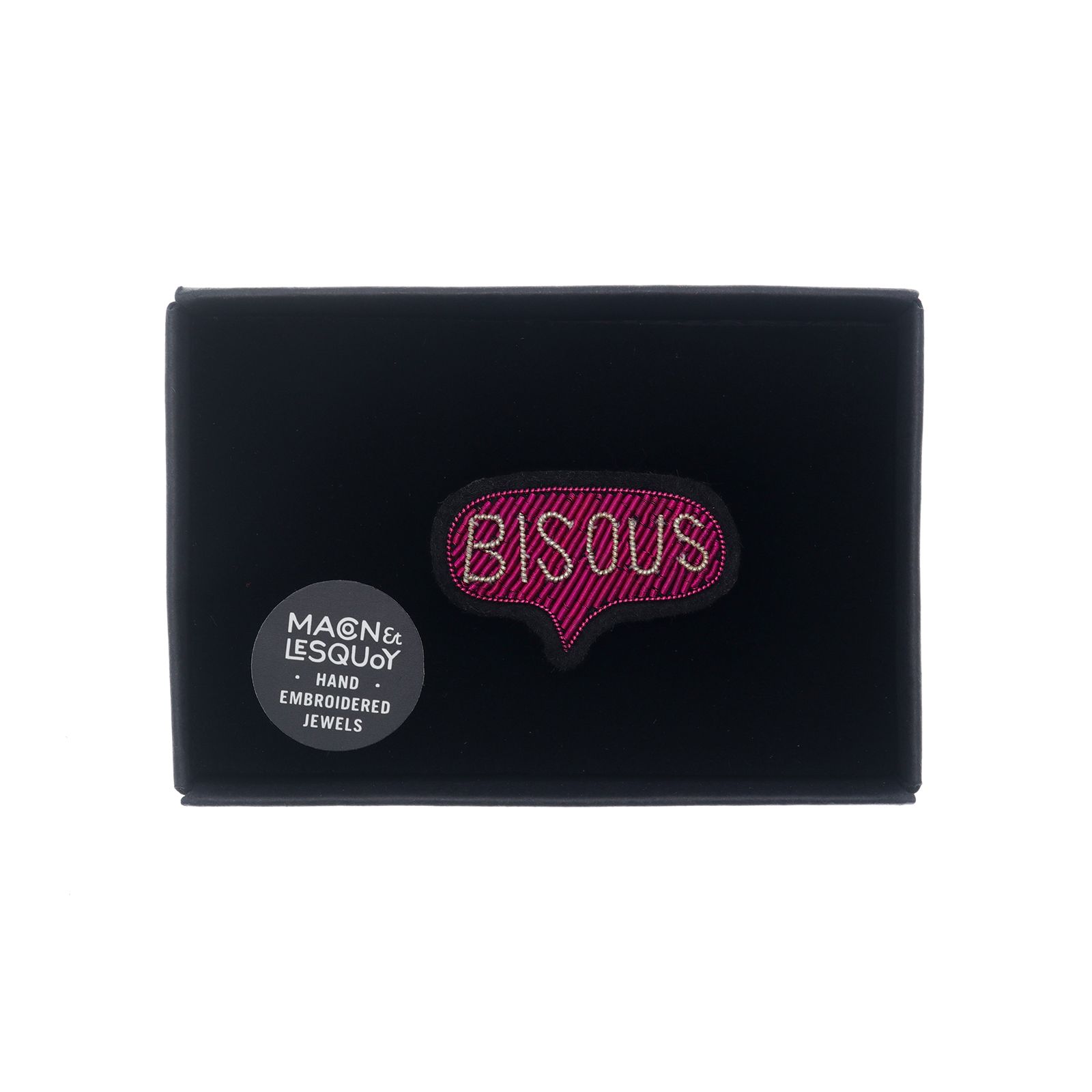 「Pink Bisous」ブローチ