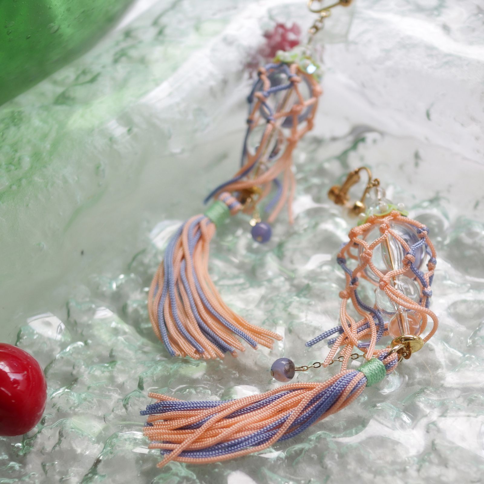 「Fete de l'eau Balise」イヤリング