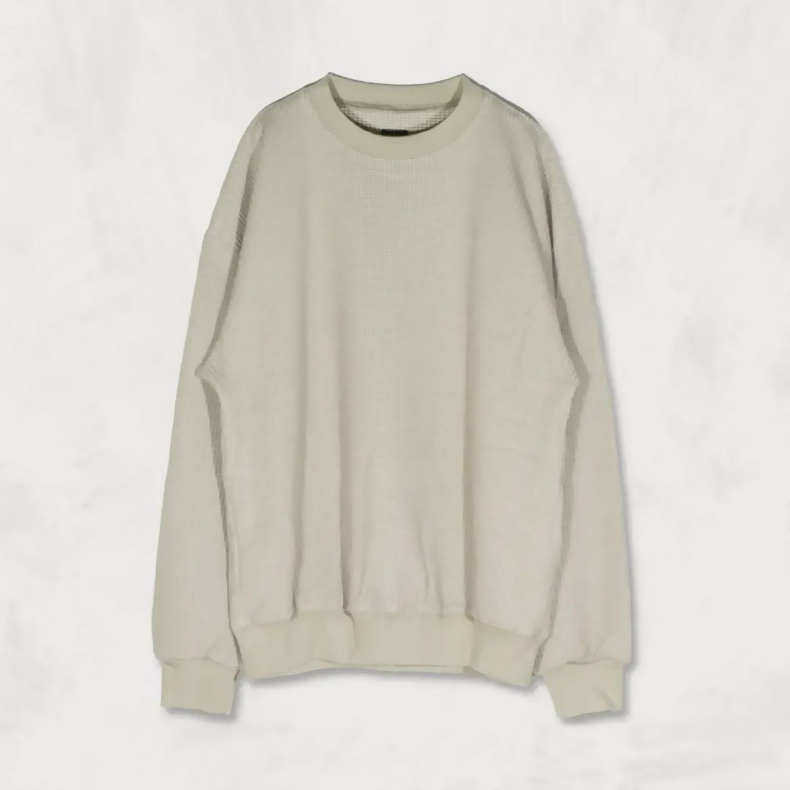 Acrylic Wool Thermal Shirt グレージュ