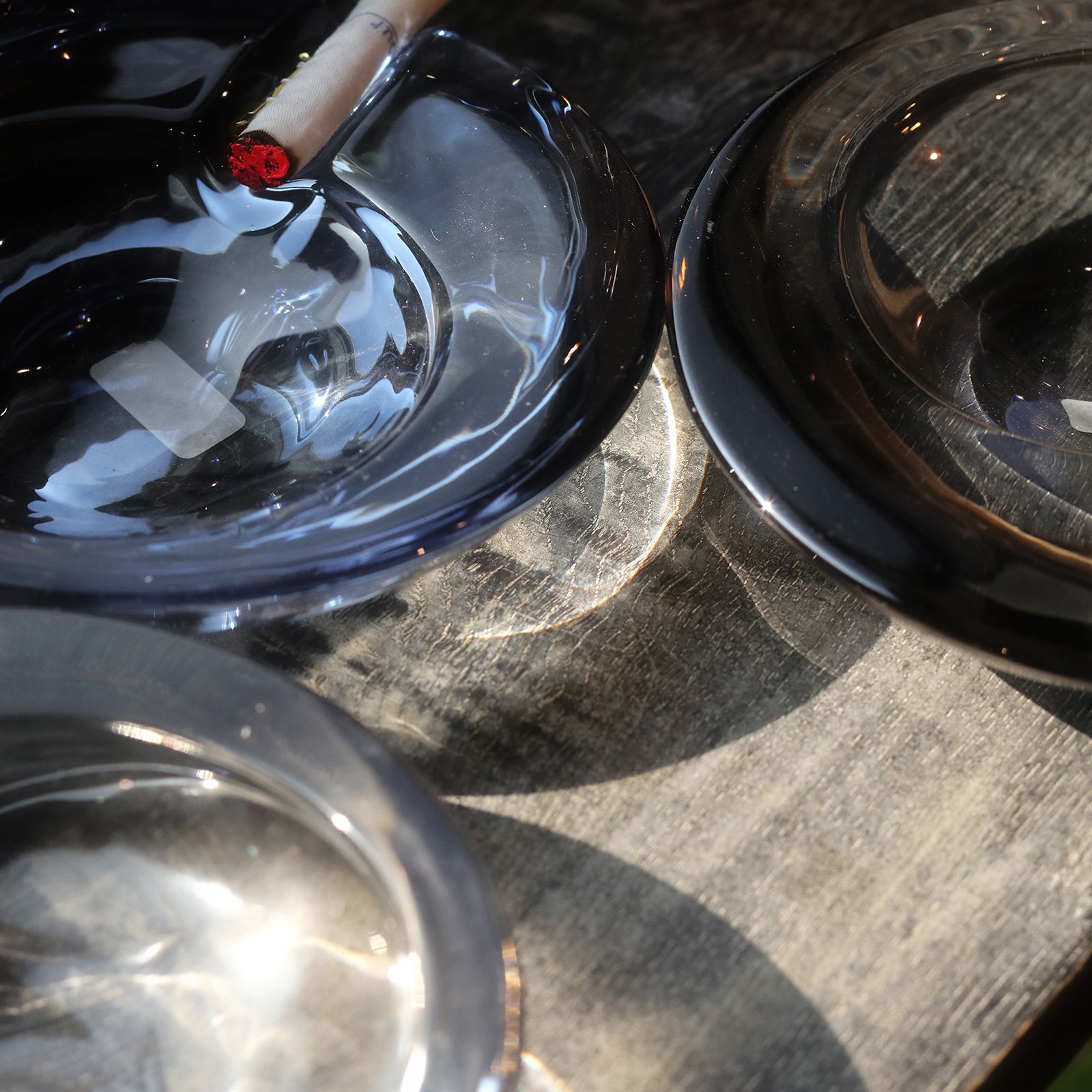 「GLASS ASHTRAY Large」クリア