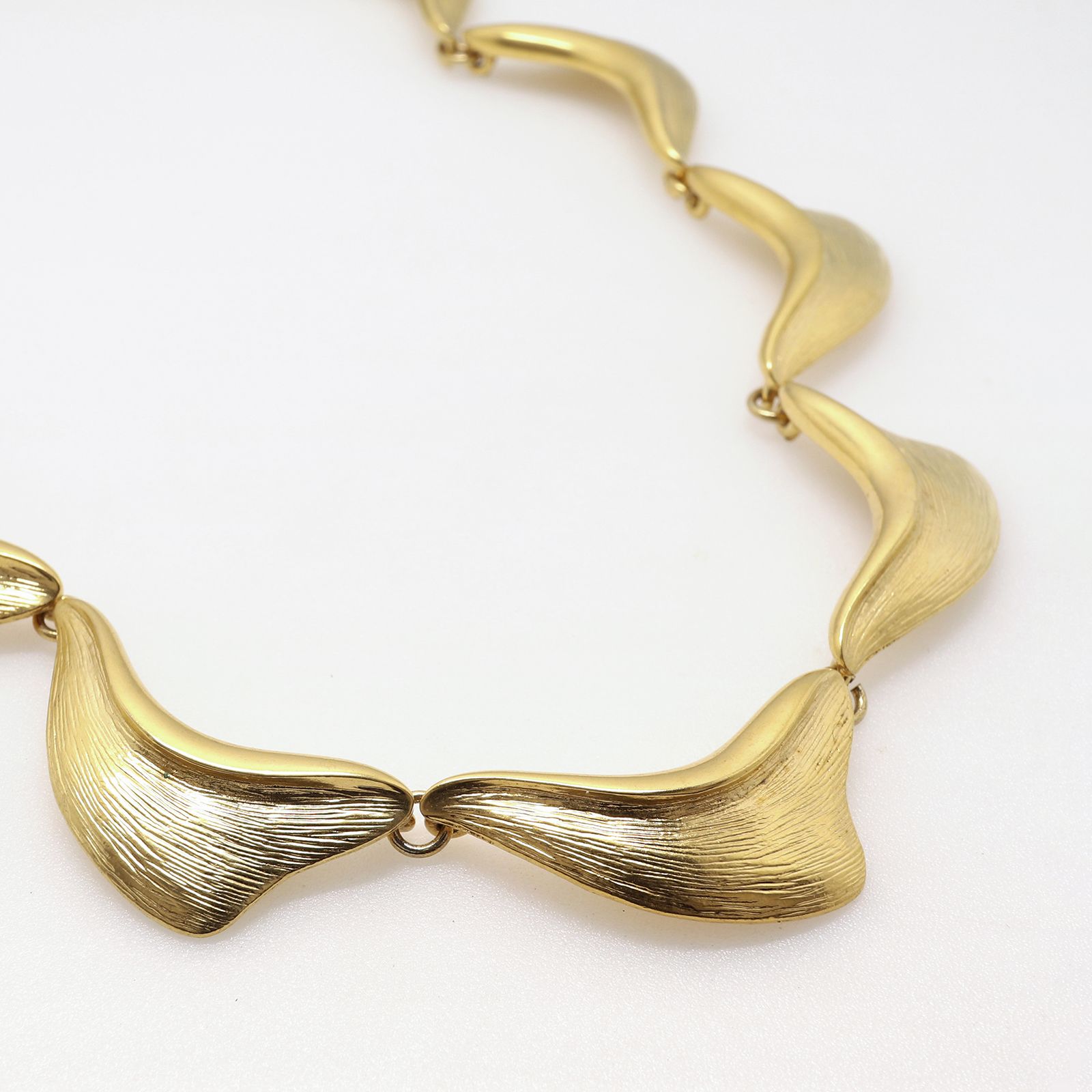 「ゴールドメタルペタル」ネックレス フランス jean-louis scherre