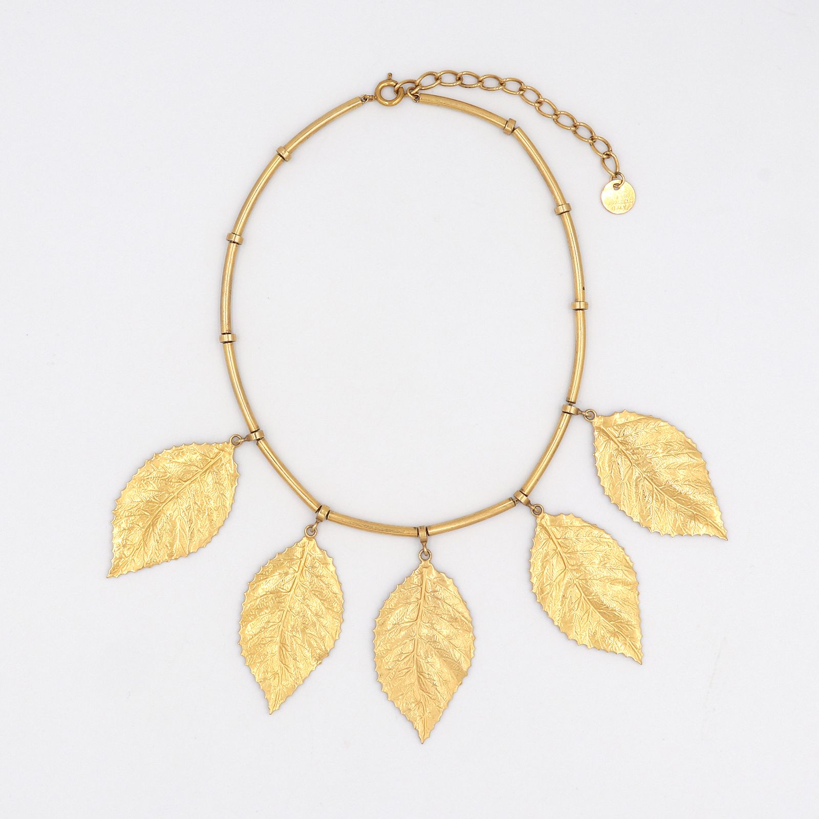 「スイングゴールデンリーフ」ネックレス イタリア