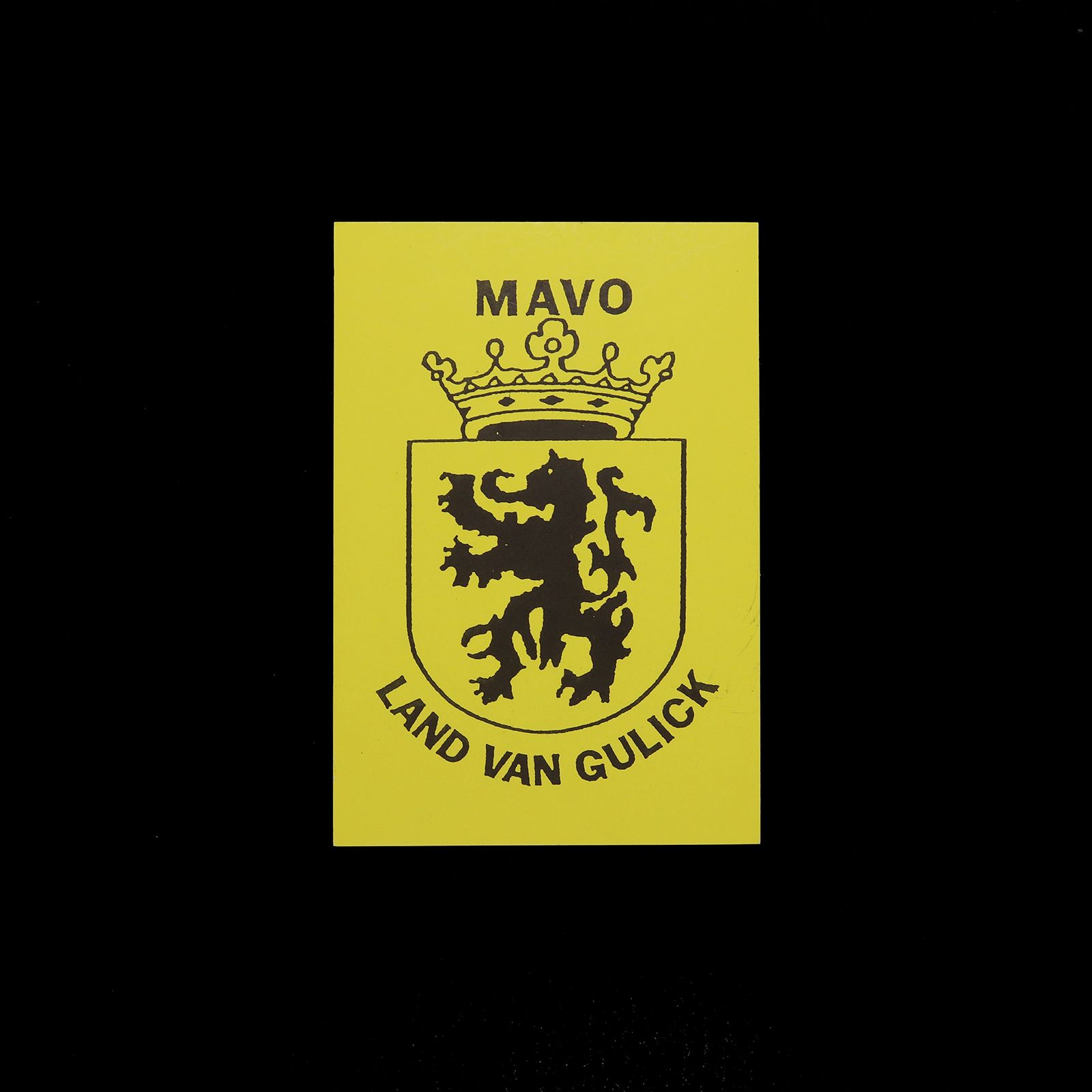 「MAVO LAND VAN GULICK」ヴィンテージステッカー ヨーロッパ