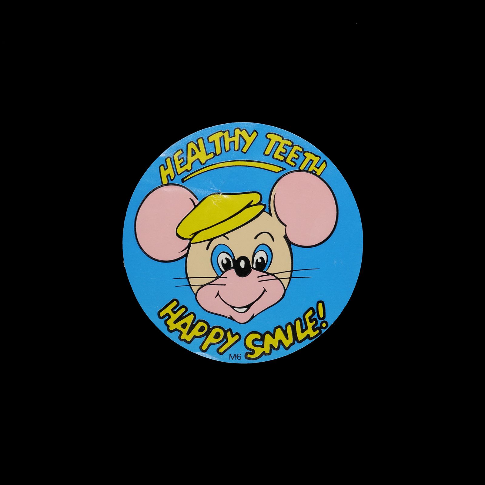 「HEALTHY TEETH HAPPY SMILE !」ヴィンテージステッカー ヨーロッパ