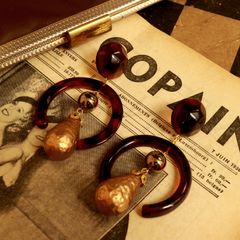 「リングインティアドロップ」ピアス フランス