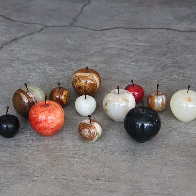 「Marble Apple Small」Black