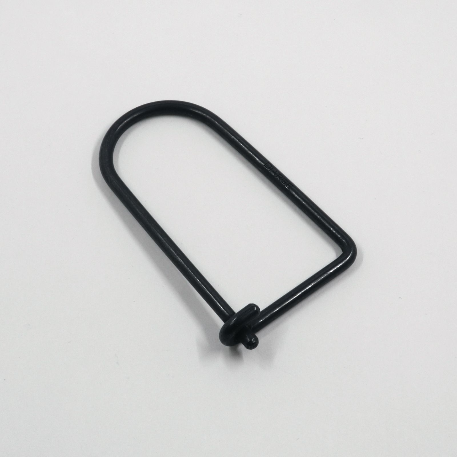 「SINGLE LINE KEYRING」キーリング ブラック