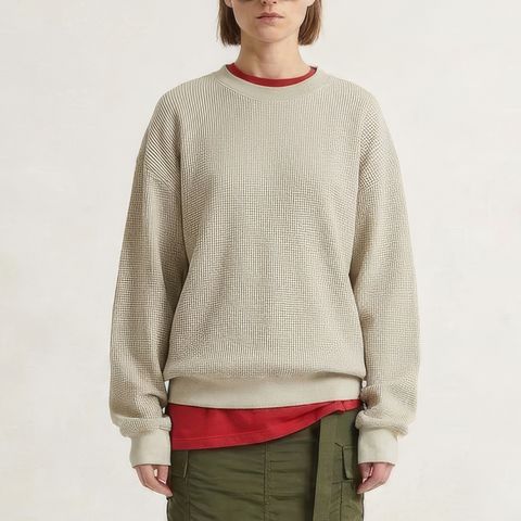 Acrylic Wool Thermal Shirt グレージュ
