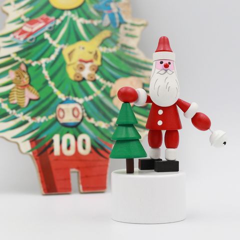 「Santa&Tree」DETOA Wooden Push Up Toy
