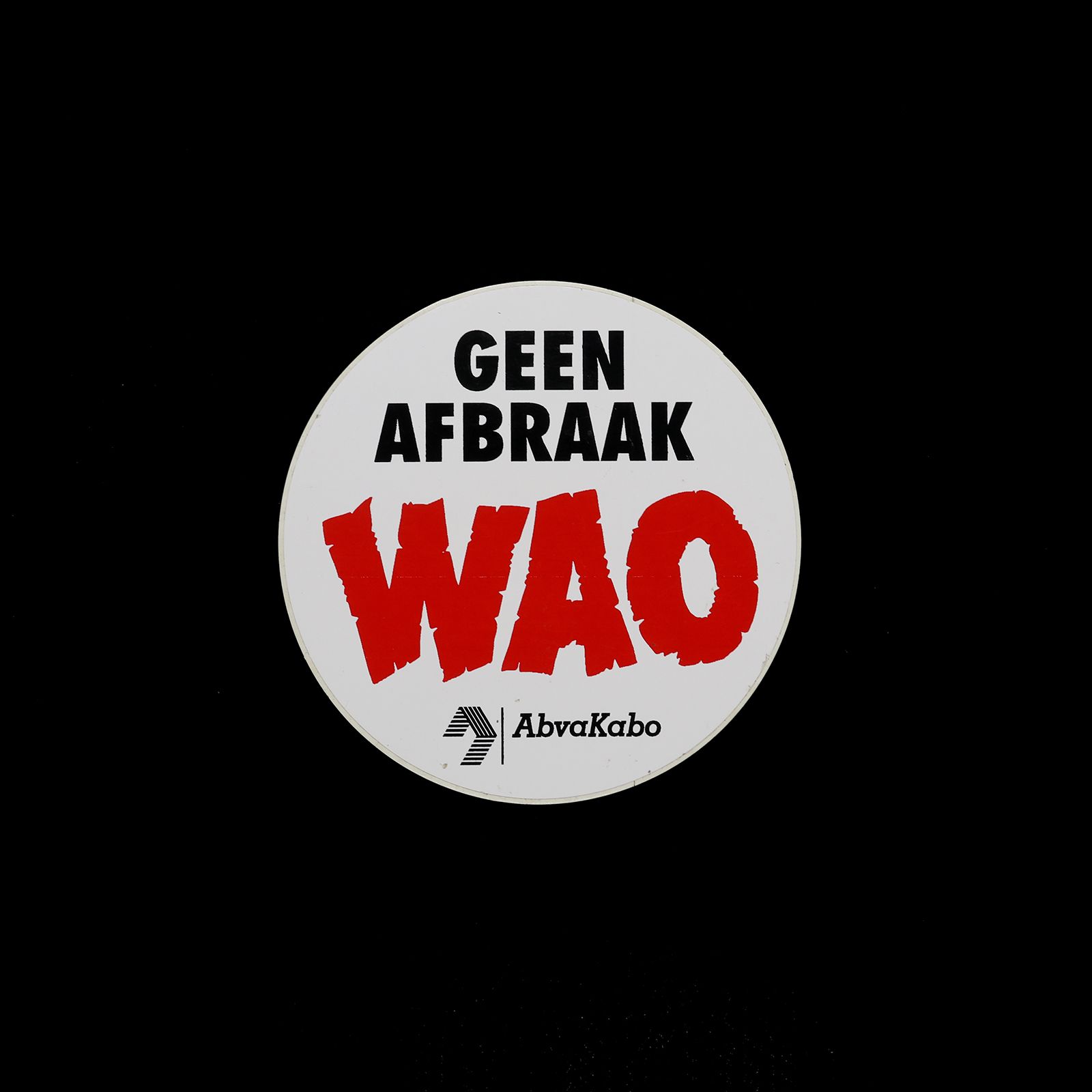 「Abvakabo」ヴィンテージステッカー ヨーロッパ