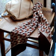「ピストル小紋」ヴィーンテージスカーフ GUCCI イタリア