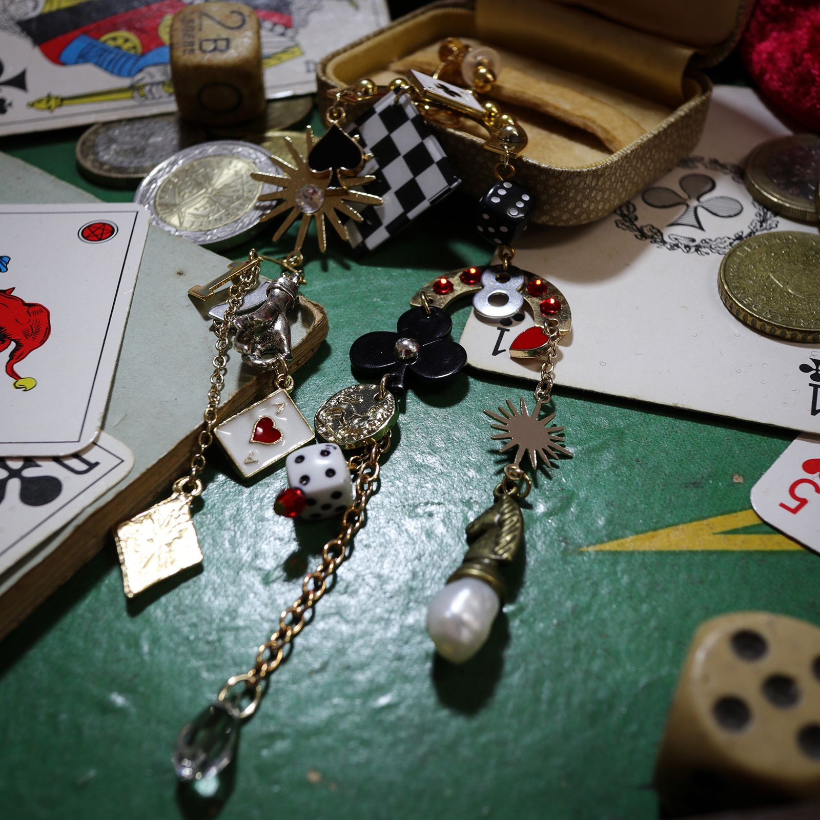 「mobile」ドレスイヤリング（片耳）【CASINO de sachikosim】