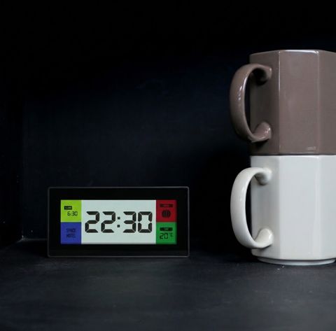 「Robot Alarm Clock "Black/White" SPACE HOTEL」多機能クロック イギリス