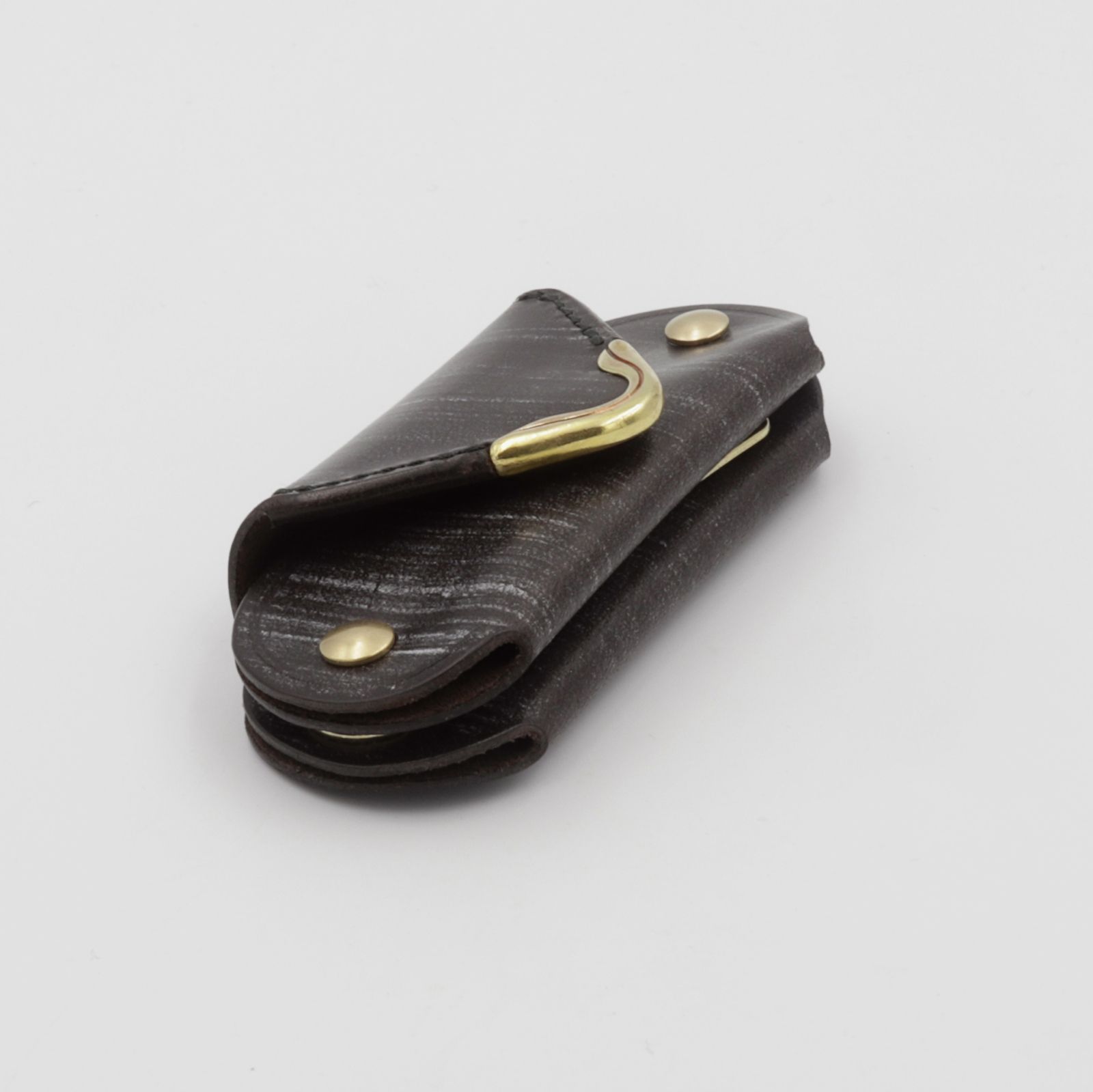 【Cramp】ミニキーケース＆シューホーン ブライドルレザー チョコ