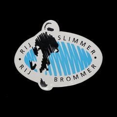 「RIJ SLIMMER RIJ BROMMER」ヴィンテージステッカー ヨーロッパ