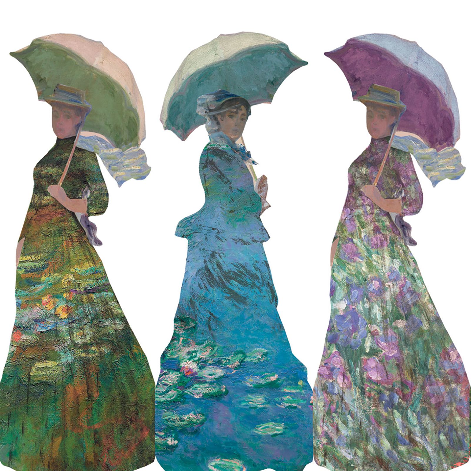 「5 BOOKMARKS "Claude Mone"」ブックマーク MON PETIT ART フランス