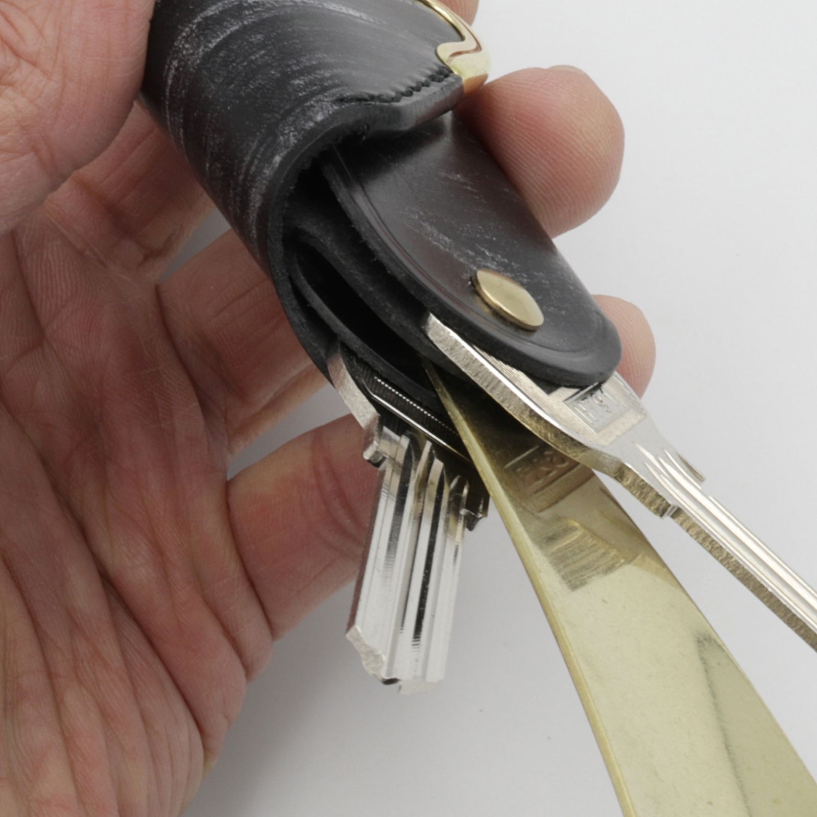 【Cramp】ミニキーケース＆シューホーン ブライドルレザー ブラック