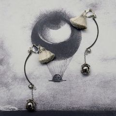 「Eye=Ballon 眼=気球」イヤリング