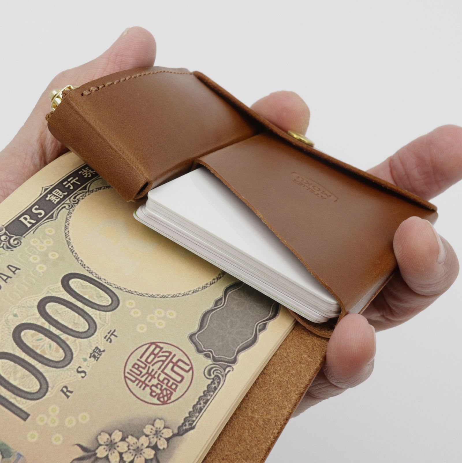 「小さく薄い財布SAKU ver.3 Buttero」whisky