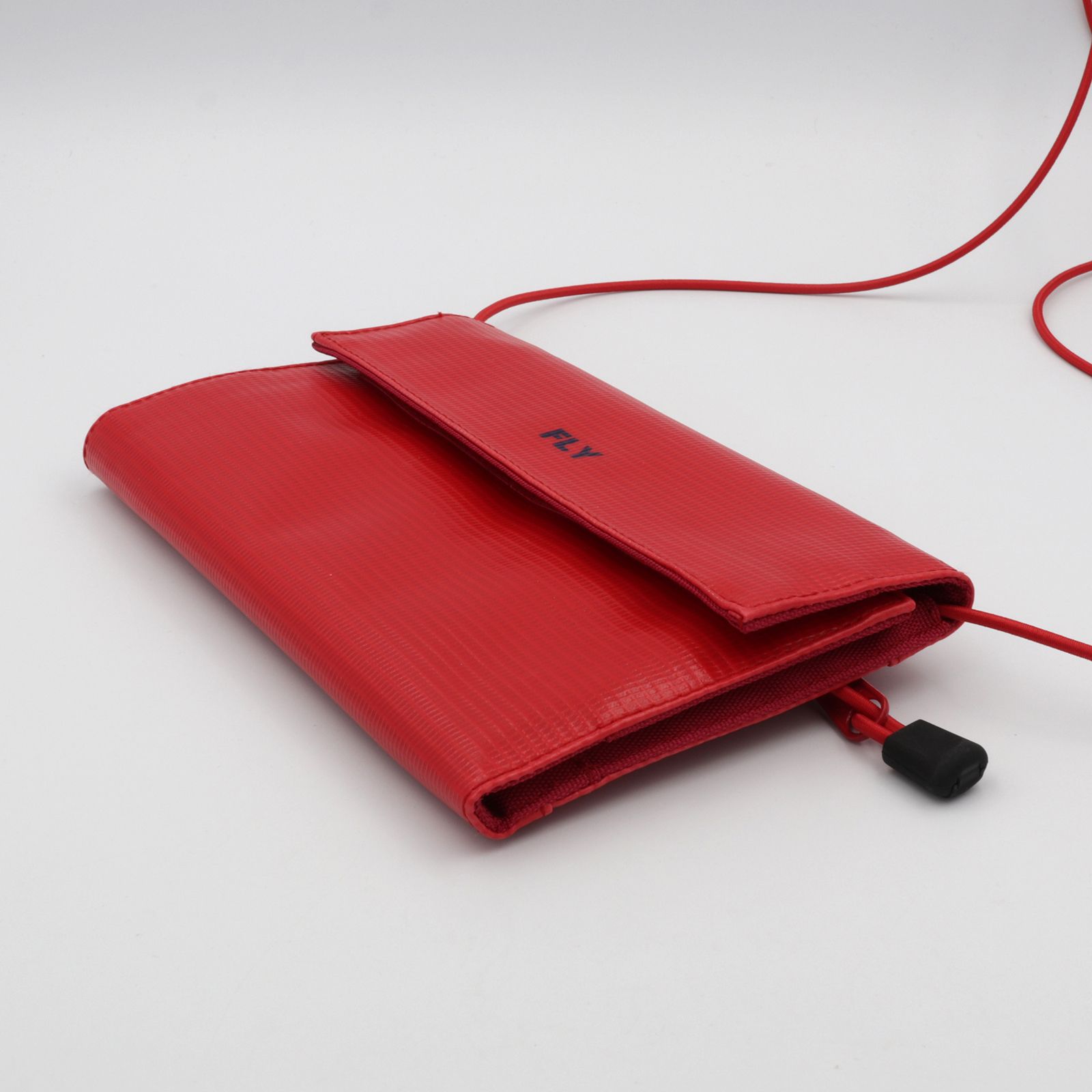 「FLY Long Wallet」ショルダーウォレットXL レッド