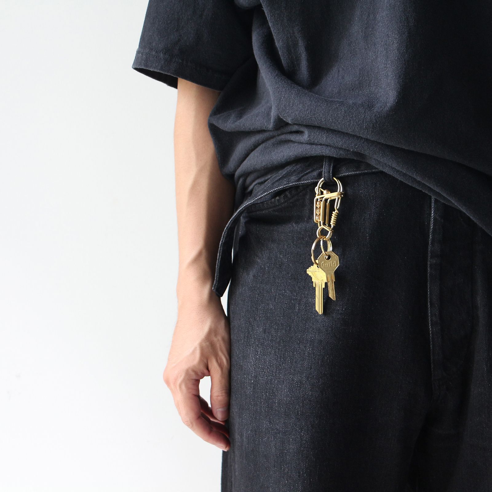 Metal Wire Carabiner ゴールド