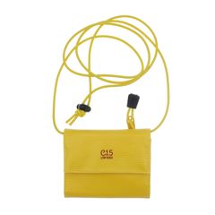 「C15 Mini Wallet」ショルダーウォレットS イエロー