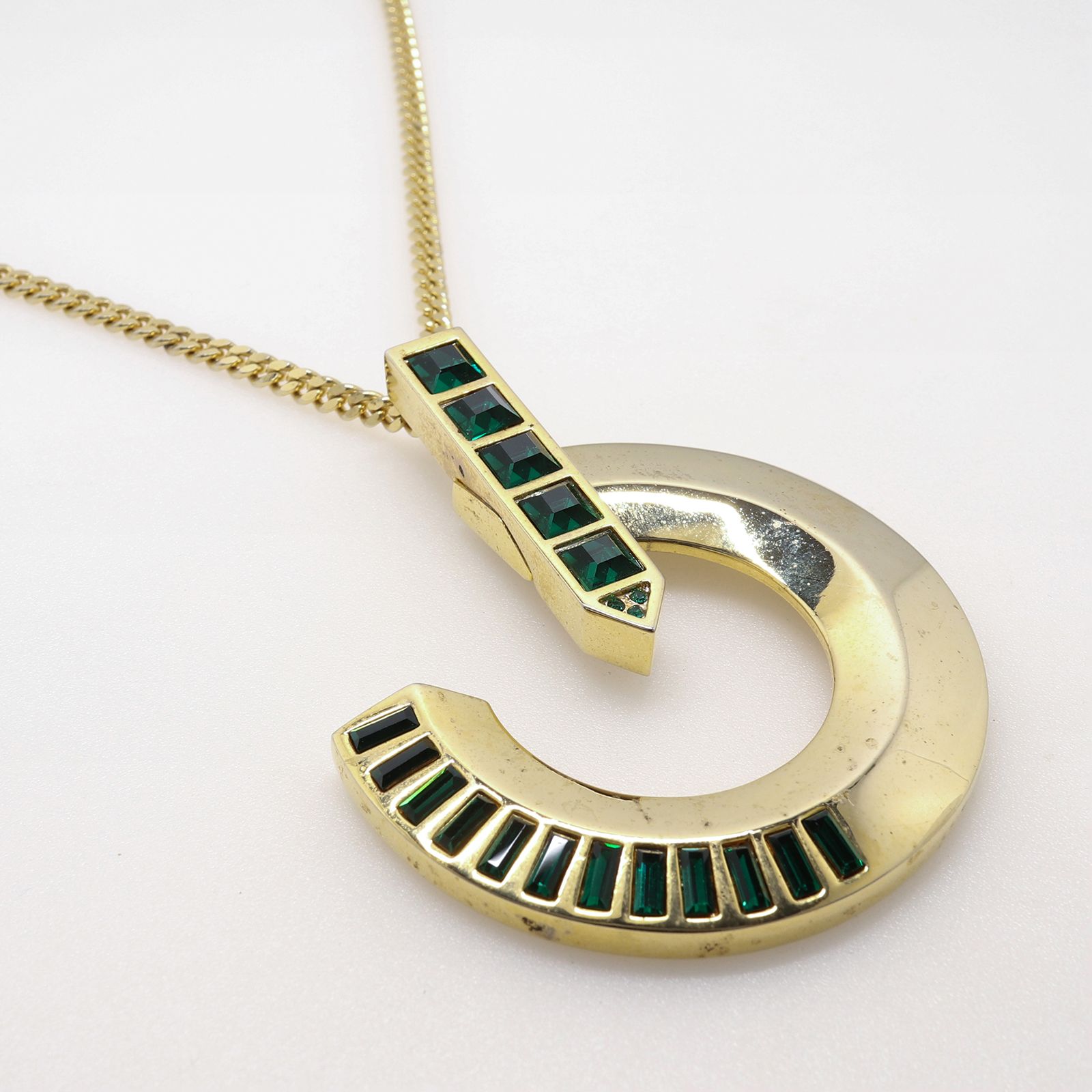 「エメラルドアーチ」ネックレス フランス C'EST BIEN