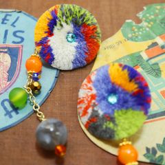 「TRIBO Beads」イヤリング