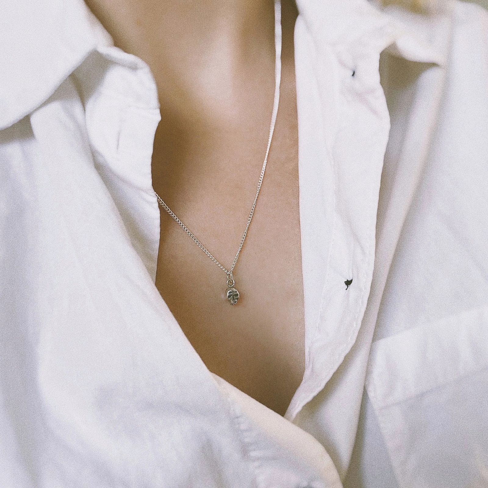 「Tiny Skull Necklace」ネックレス