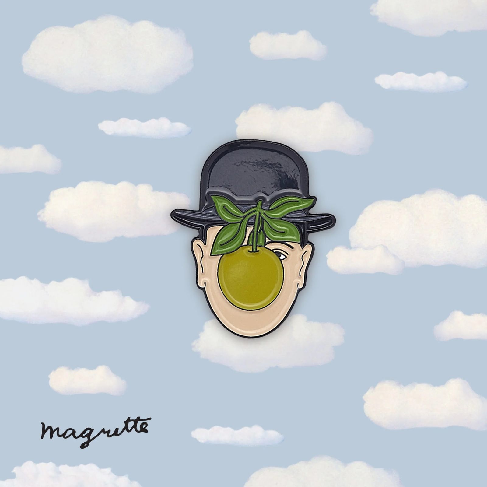 「Head」ピンズ ルネ・マグリット