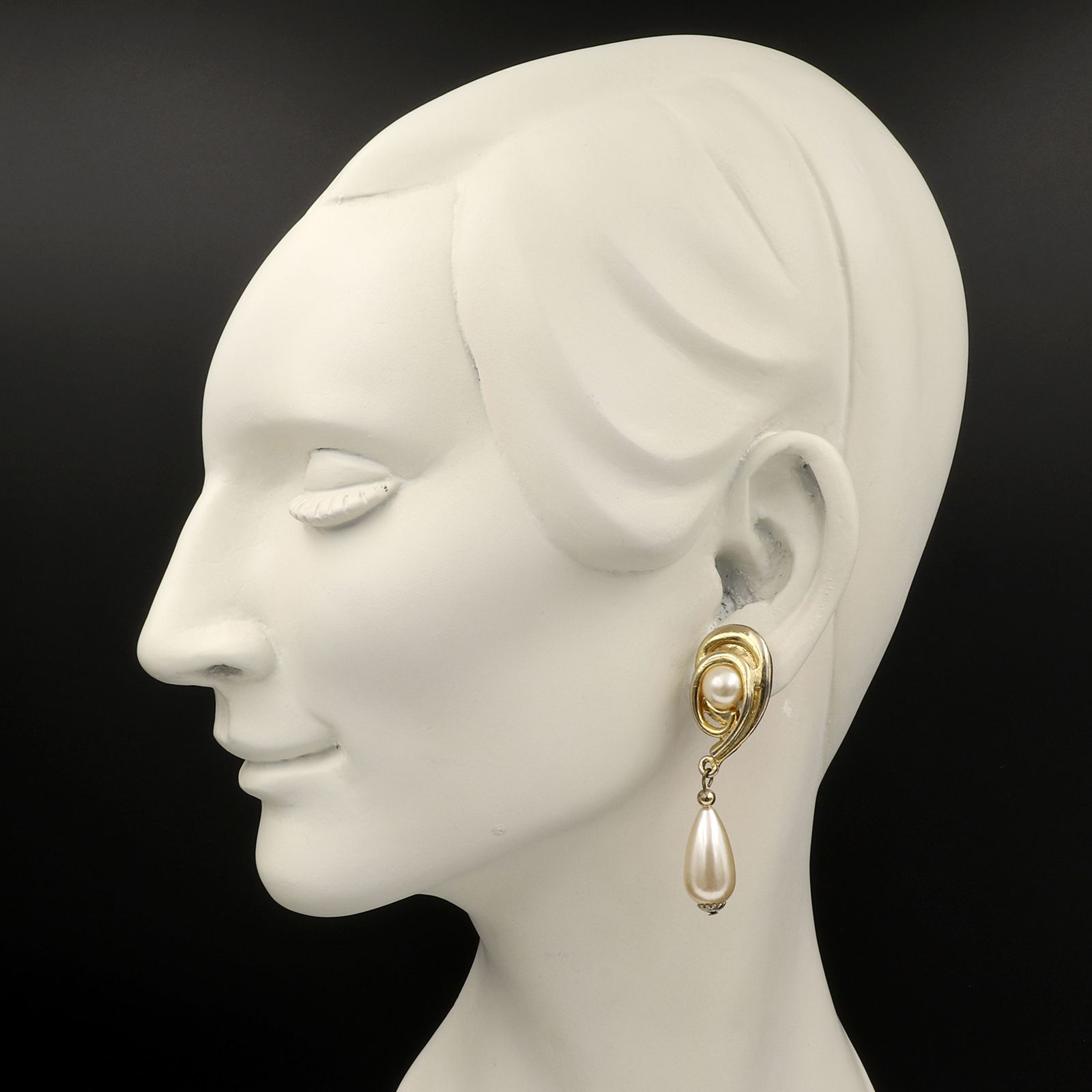 「パールドロップ」ピアス フランス