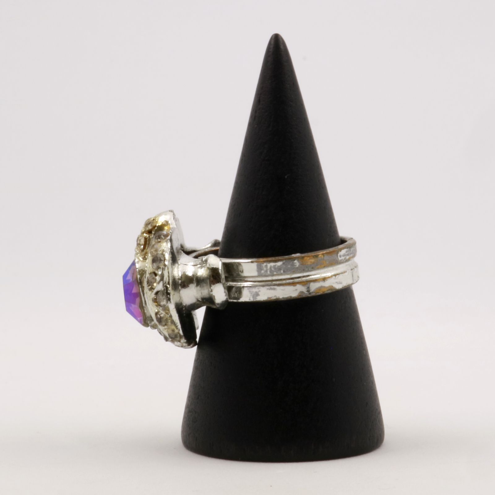 「70s ラインストーンカクテル」リング ヨーロッパ