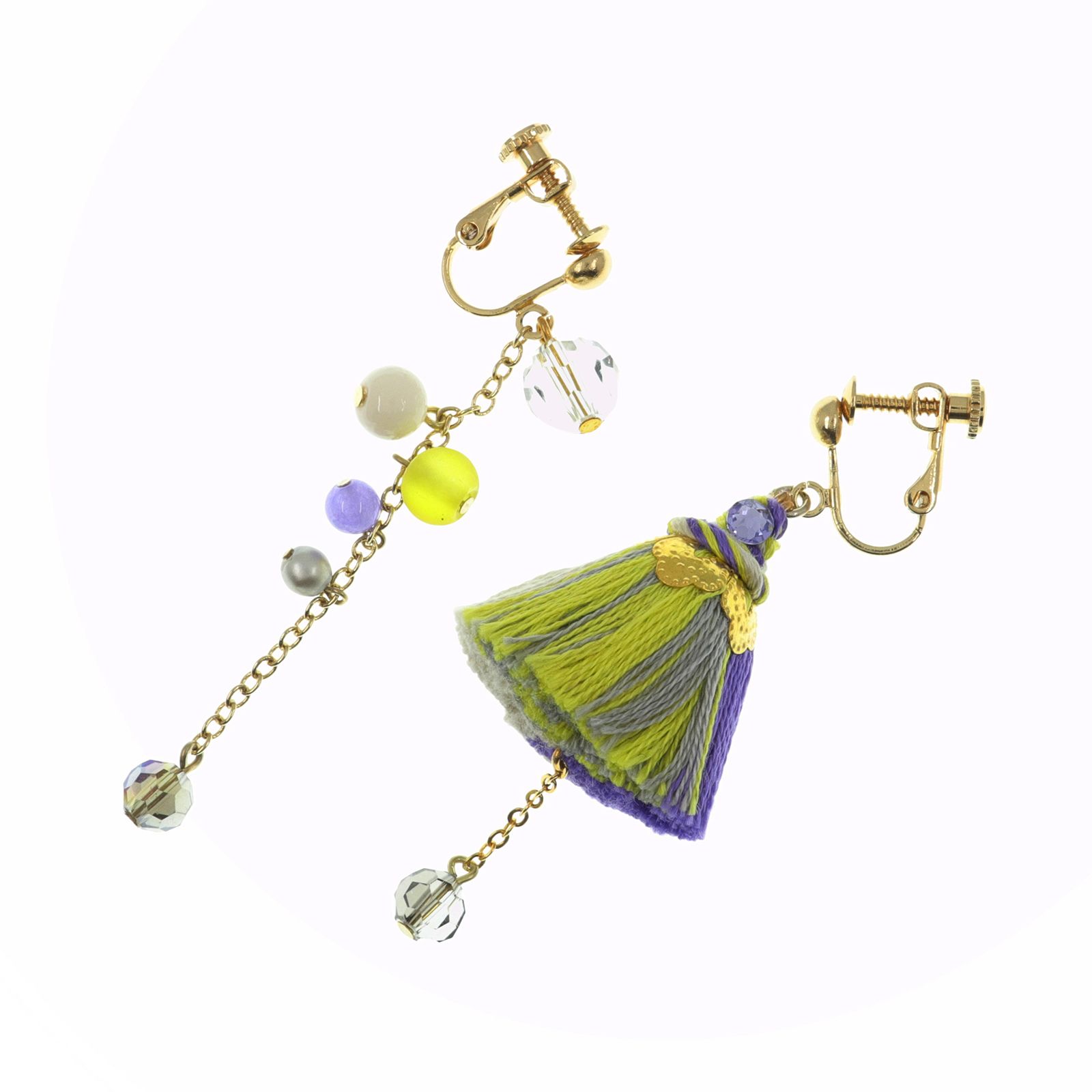 「Pamellah Asymmetry」イヤリング