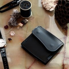 「SLATE」 マネークリップ式コンパクトウォレット ブラック