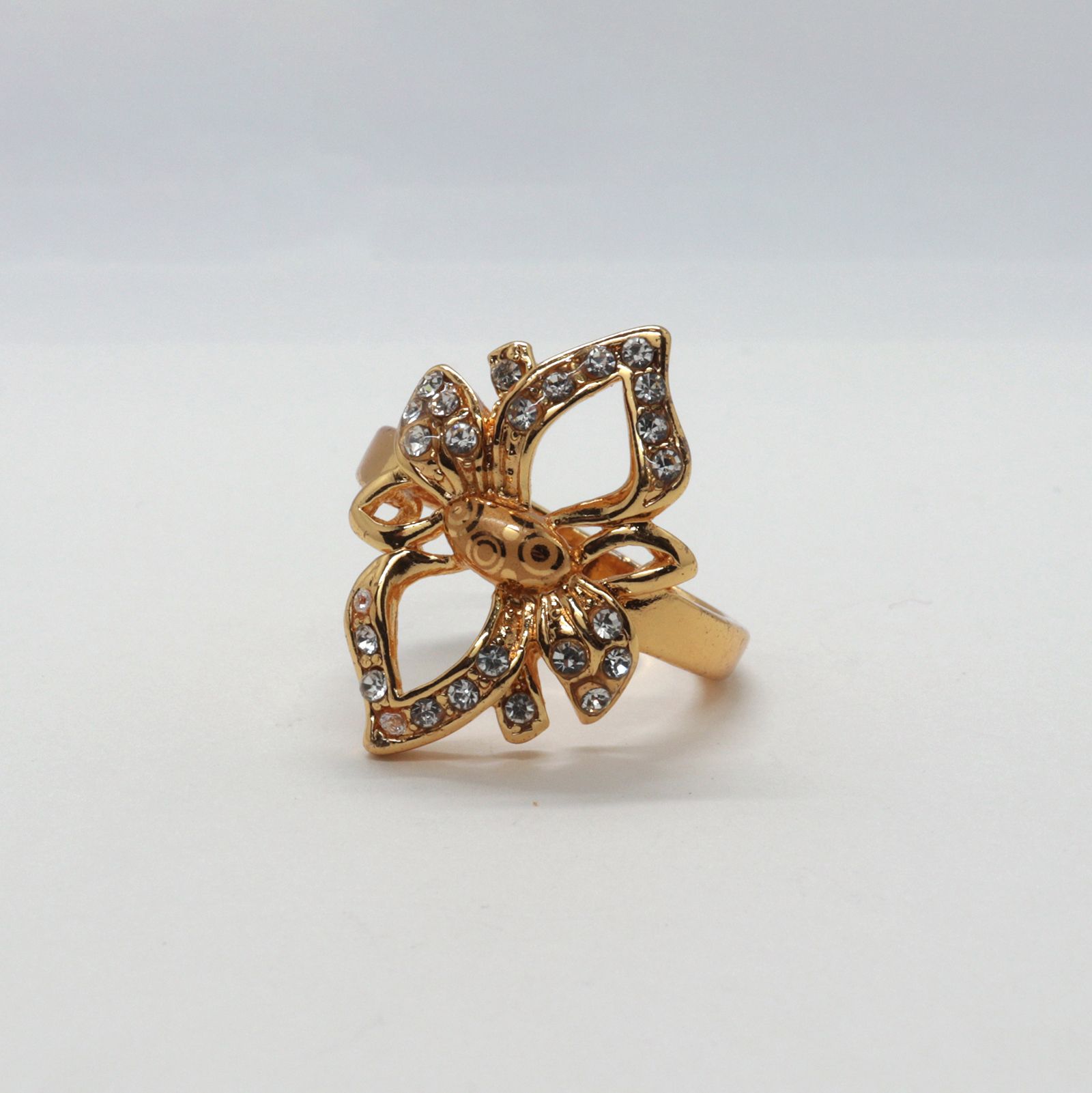 「リボンブーケ」デッドストックリング イギリス