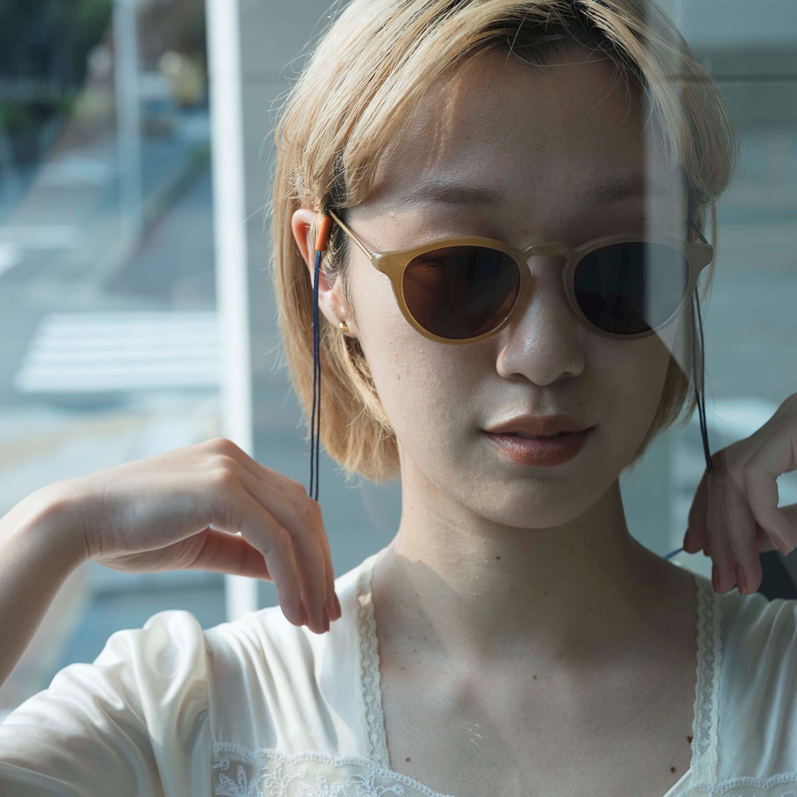 PARALLELLINES アイグラスコード スタンダード オレンジ×ファイヤーラインズ