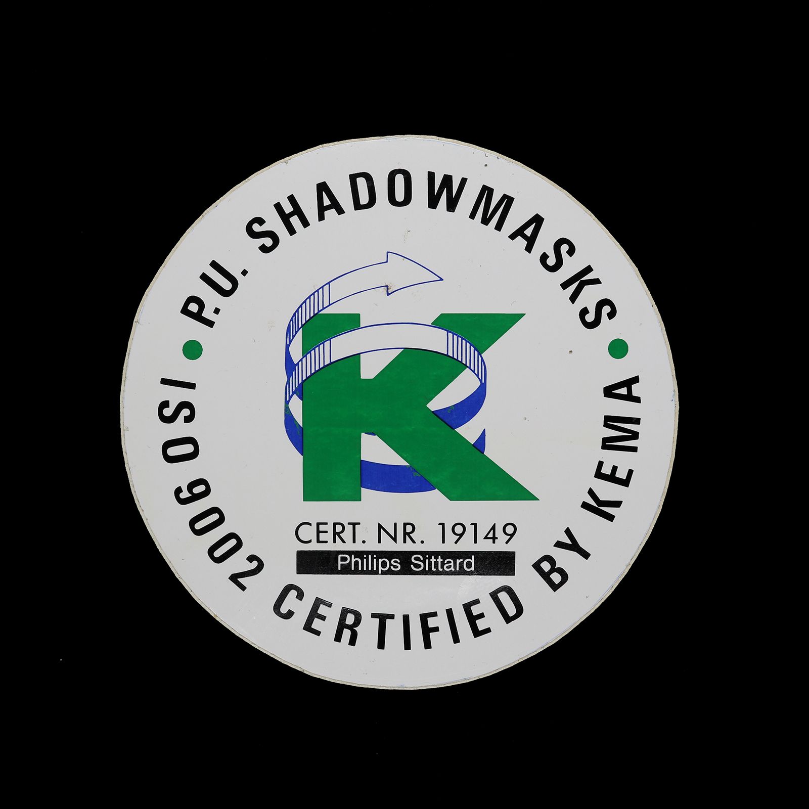 「P.U. SHADOWMARKS」ヴィンテージステッカー ヨーロッパ