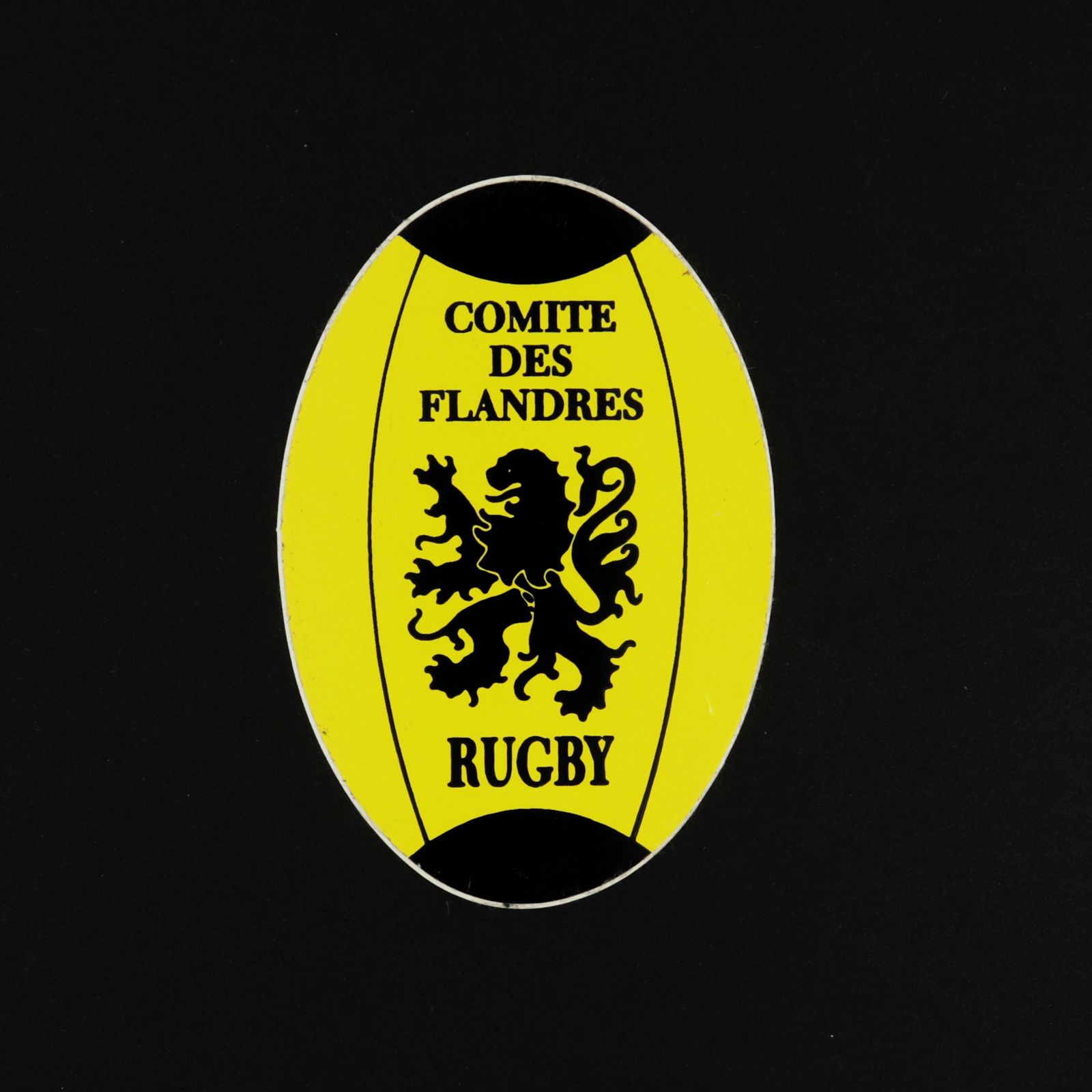 「COMITE DES FLANDRES」ラグビー委員会 ヴィンテージステッカー ヨーロッパ