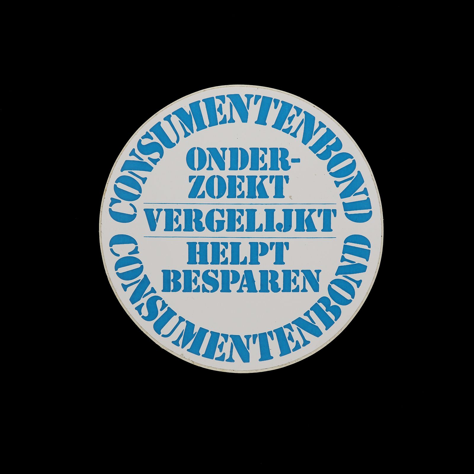 「CONSUMENTENBOLD」ヴィンテージステッカー ヨーロッパ