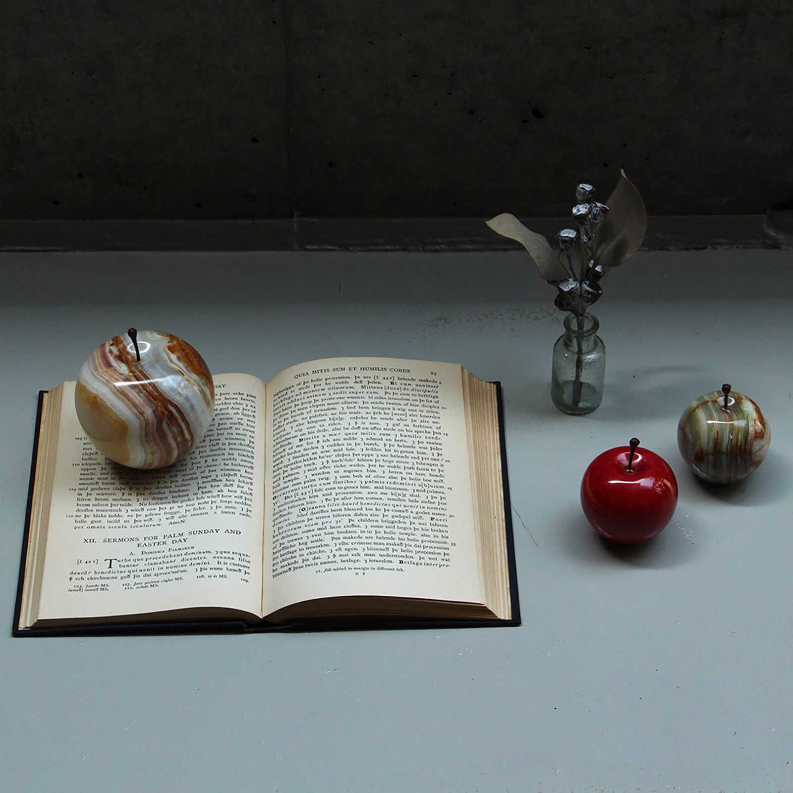 「Marble Apple Large」Stripe
