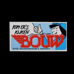 「BOUW」ヴィンテージステッカー ヨーロッパ