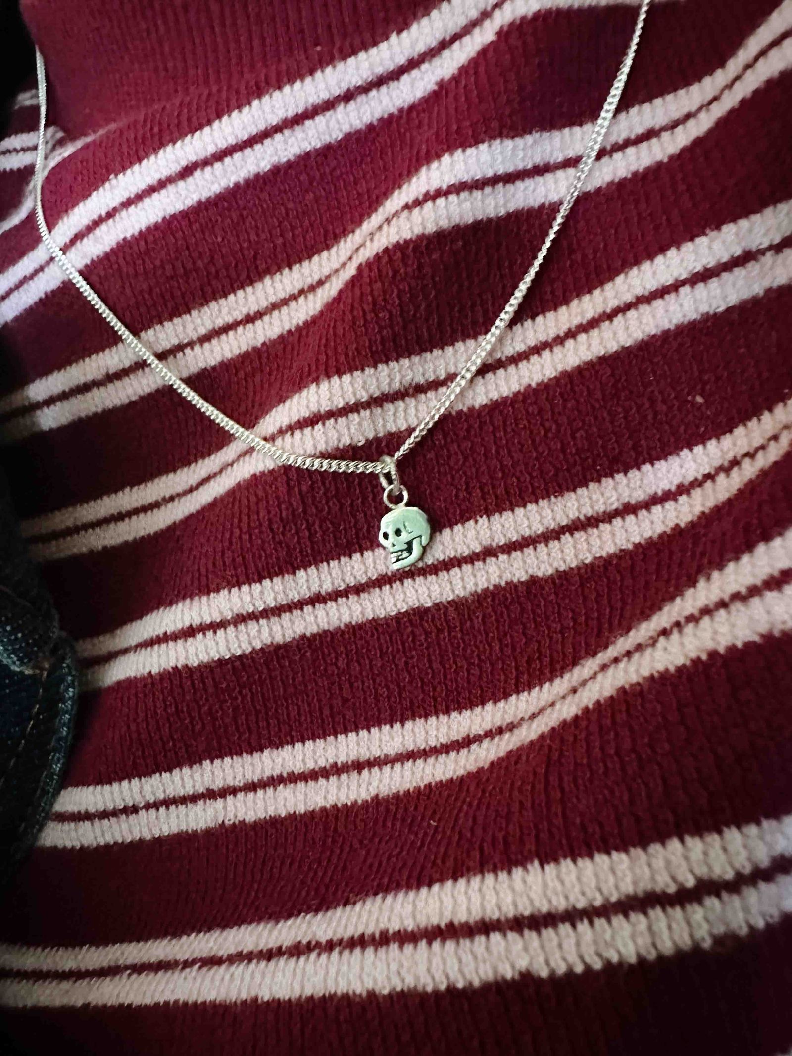 「Teeny Tiny Nutter Skull Necklace」ネックレス