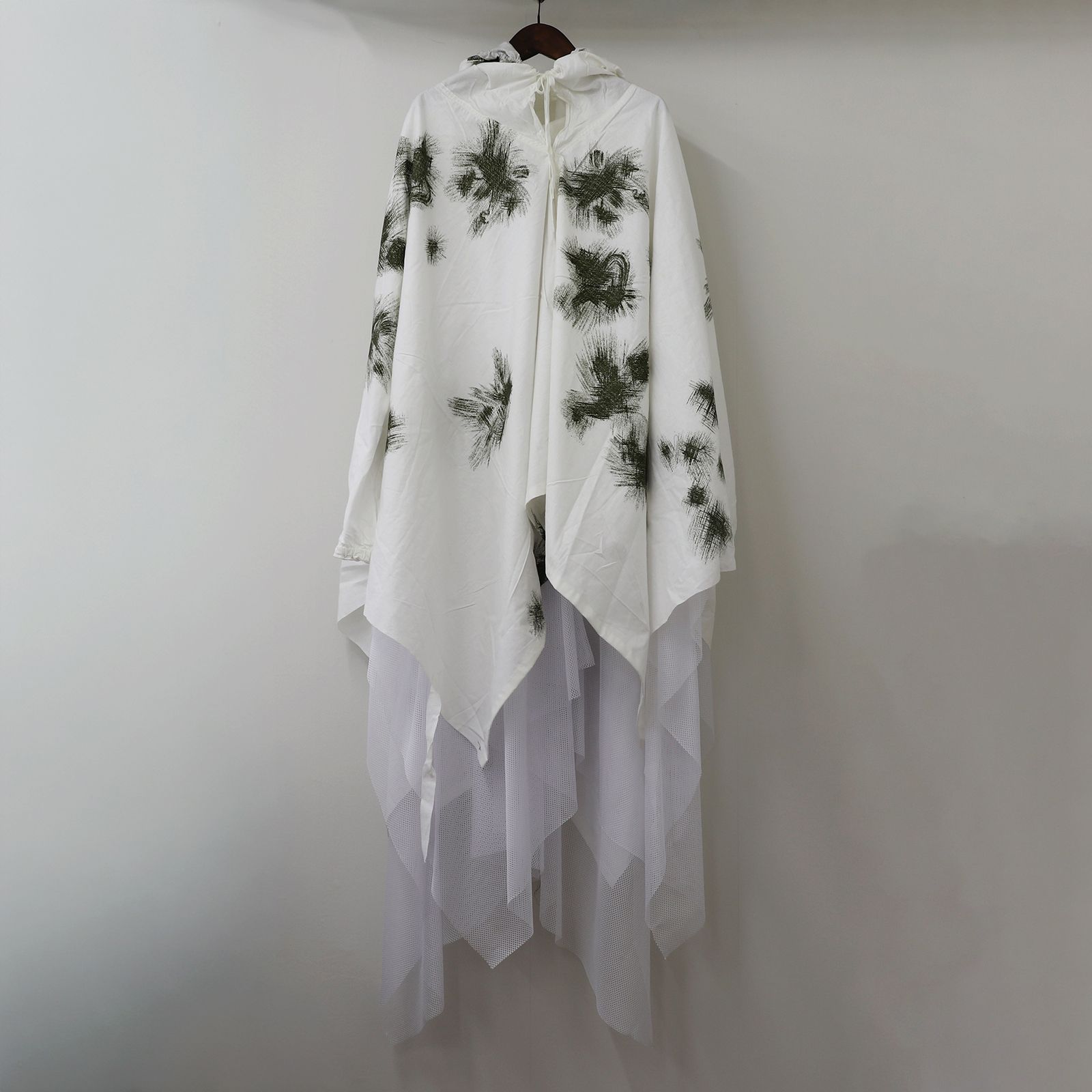 corne 10th anniversary item 「スノーカモ ポンチョ リメイク」 ドイツ 1960～70s