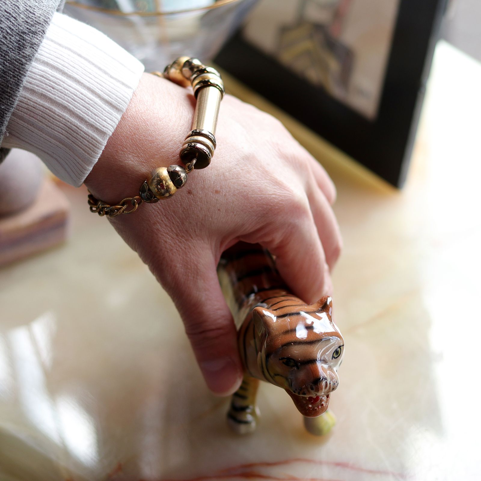 「レトロシリンダー」ブレスレット ヨーロッパ 1990s