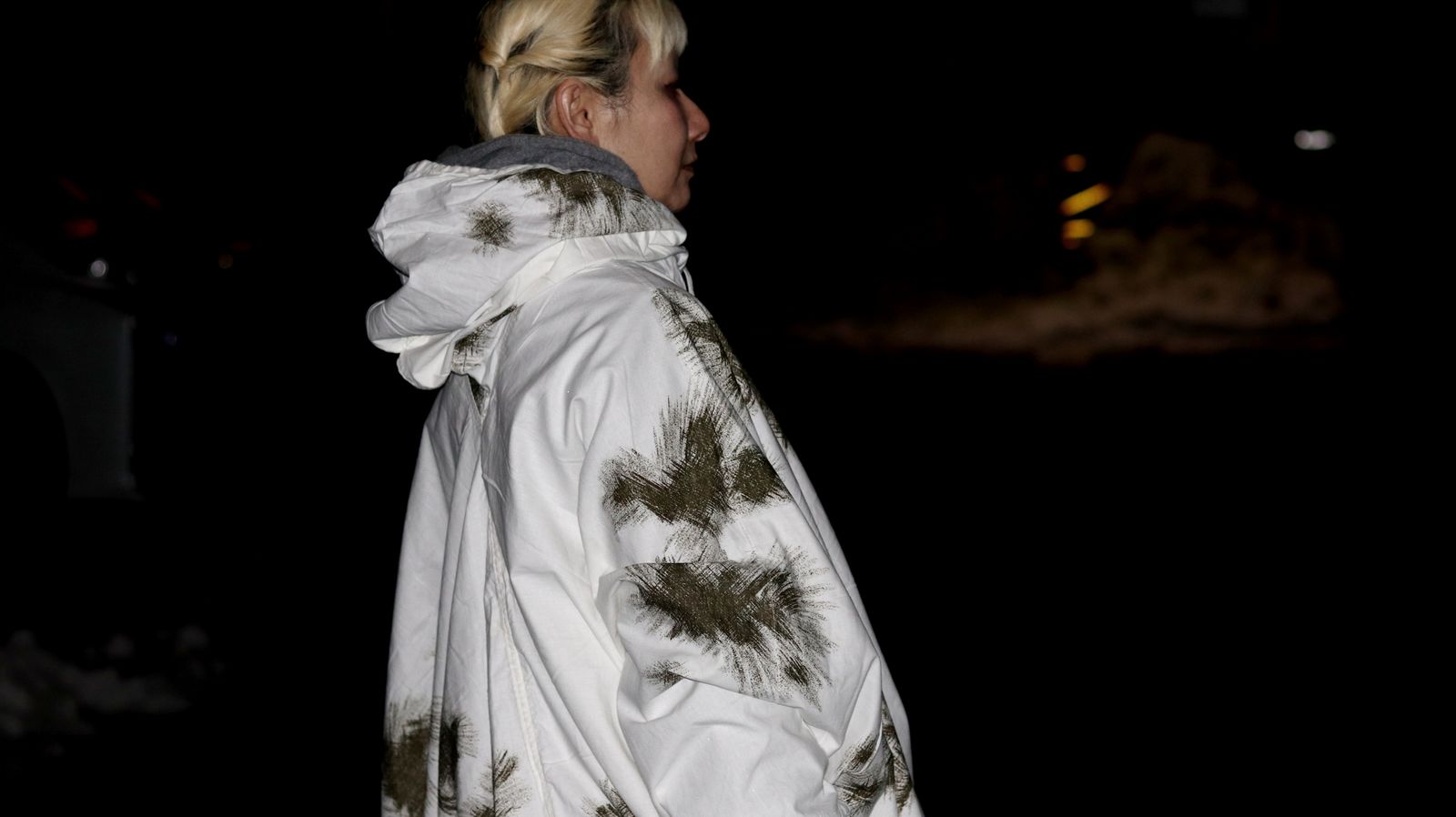 corne 10th anniversary item 「スノーカモ ポンチョ リメイク」 ドイツ 1960～70s